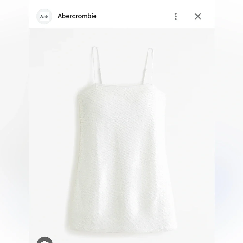 Abercrombie Sequin Squareneck Mini Dress - great bridal dress! - Picture 2 of 5